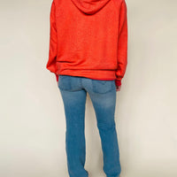 Under Armour Printed Hoodie in Coral