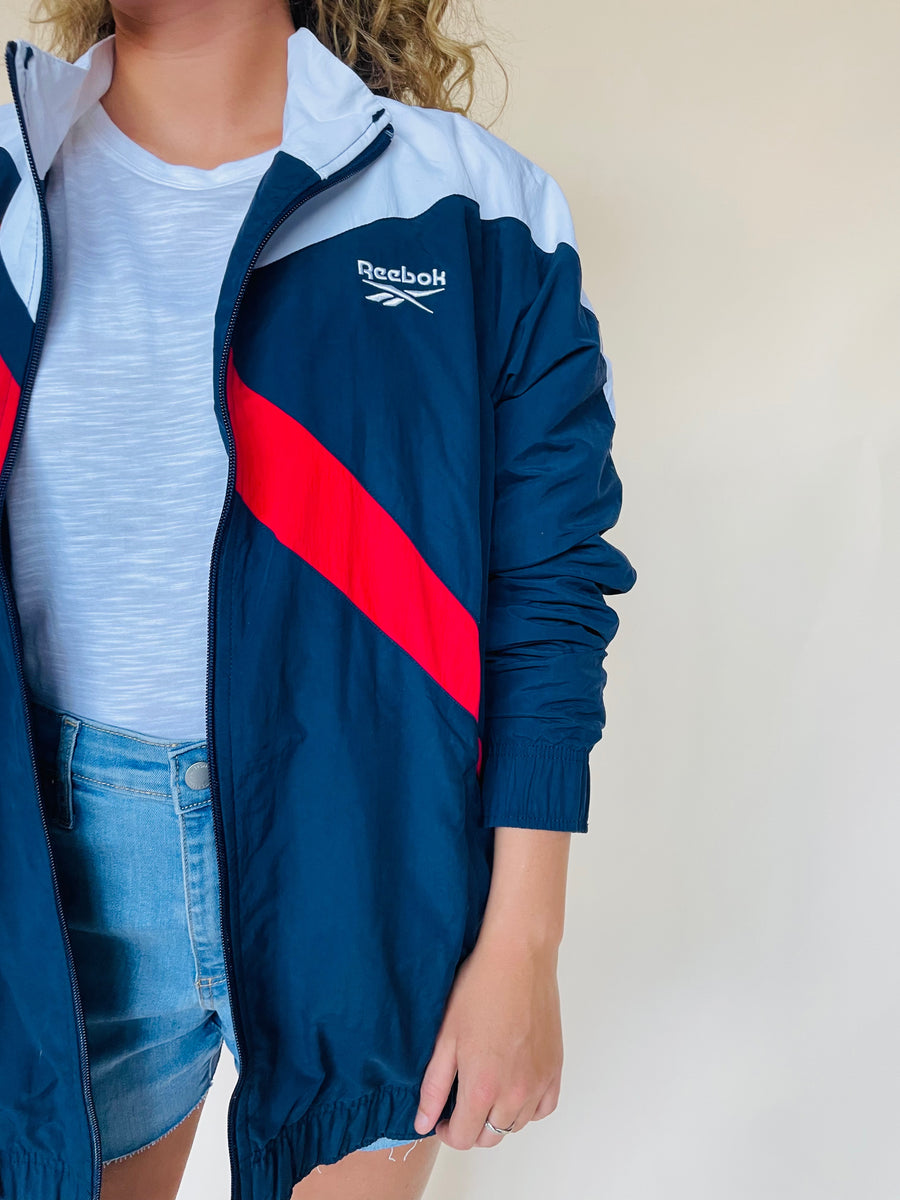 Reebok Classic Wind Breaker in Navy