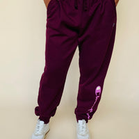 Champion Joggers in Burgundy