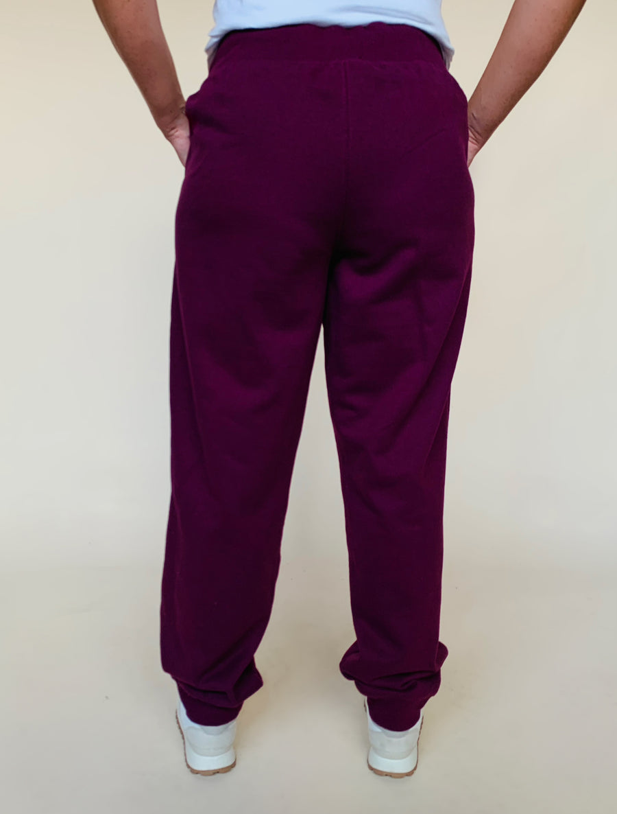 Champion Joggers in Burgundy