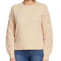 Christian Siriano Pointelle Sweater